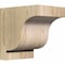 Ekena Millwork Newport Rough Sawn Corbel, Douglas Fir, 6"W x 8"D x 8"H COR06X08X08NEW00RDF - alternate 1